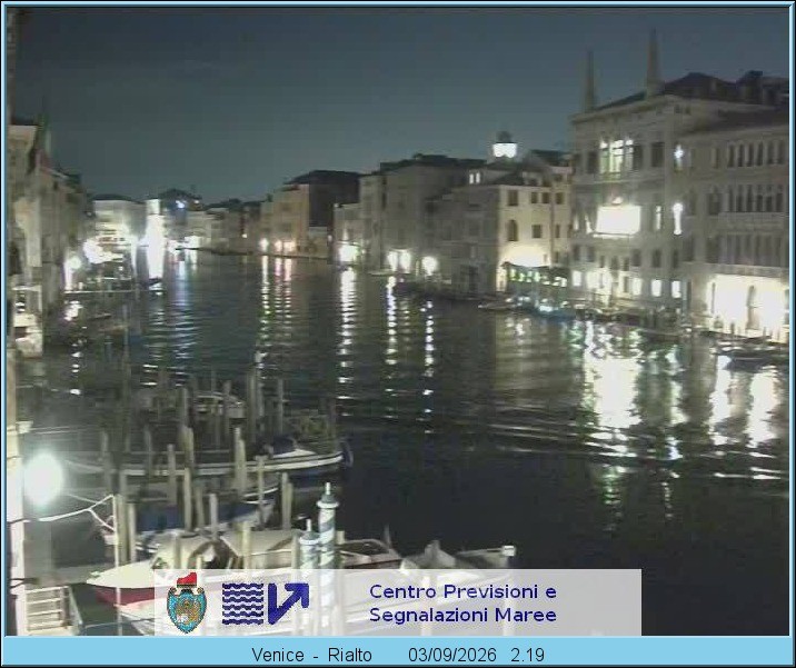 Archived image Webcam Canal Grande in Venice