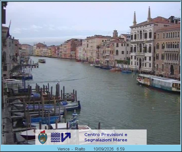 Archived image Webcam Canal Grande in Venice