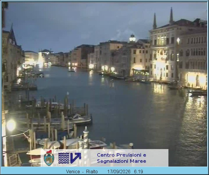 Archived image Webcam Canal Grande in Venice