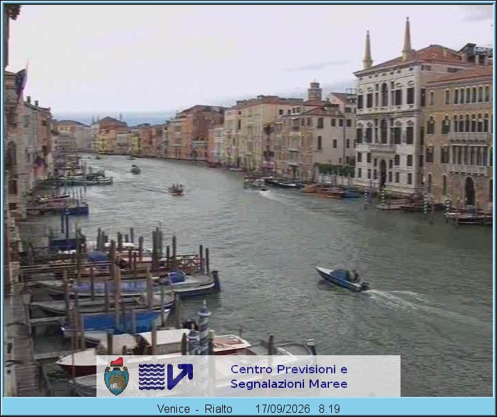 Archived image Webcam Canal Grande in Venice