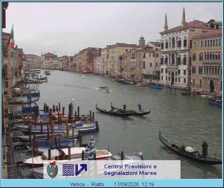 Archived image Webcam Canal Grande in Venice