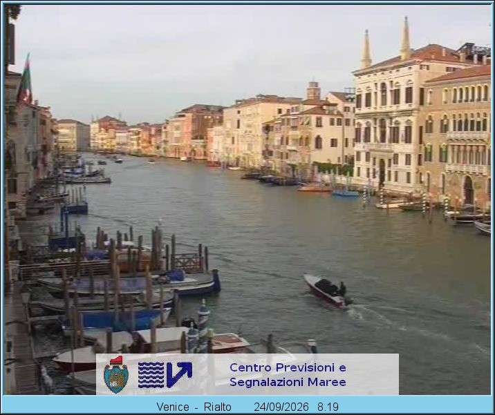 Archived image Webcam Canal Grande in Venice