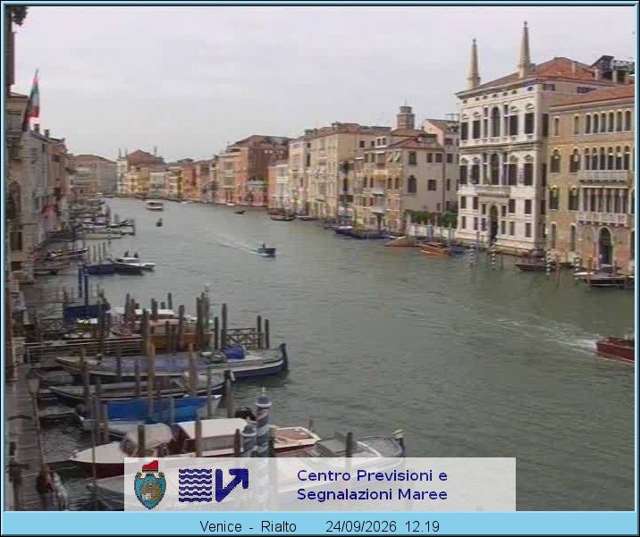 Archived image Webcam Canal Grande in Venice