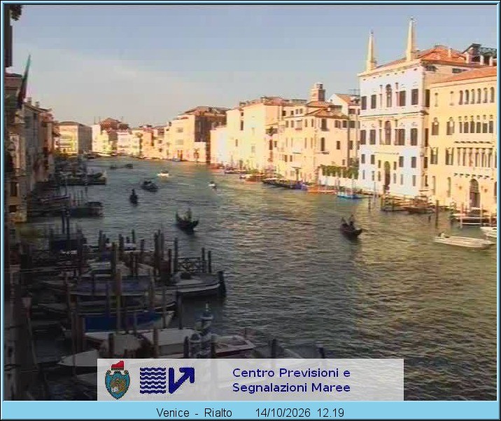 Archived image Webcam Canal Grande in Venice