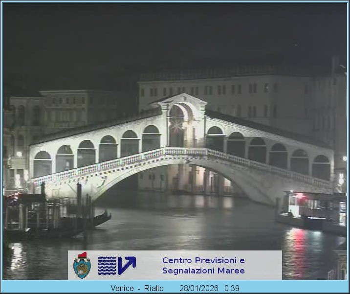 Archiv Foto Webcam Rialtobrücke Venedig