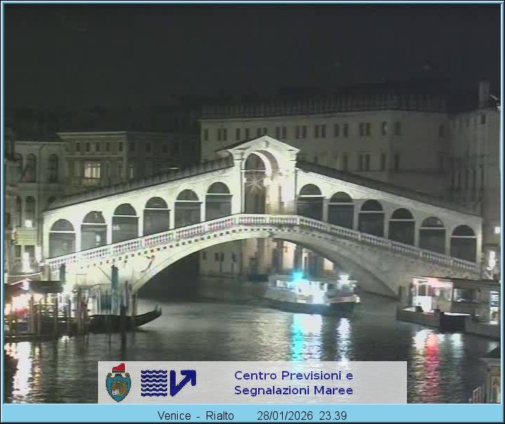 Archiv Foto Webcam Rialtobrücke Venedig