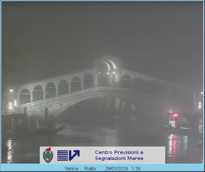 Archiv Foto Webcam Rialtobrücke Venedig