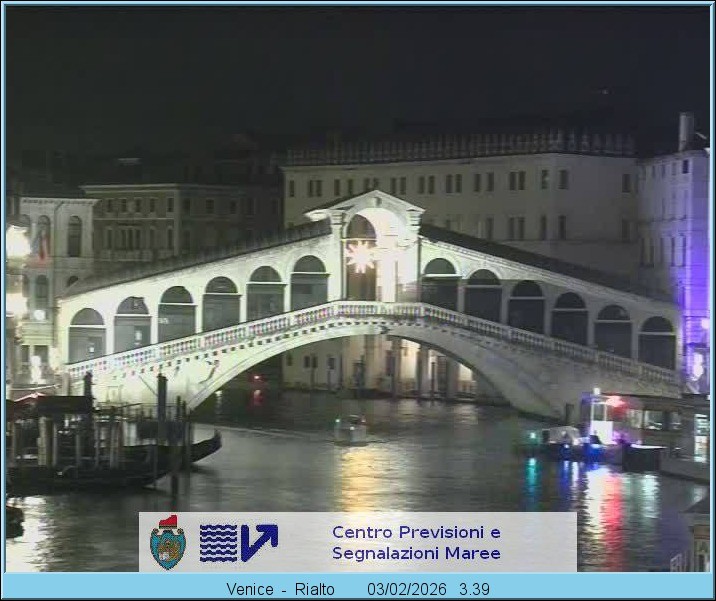 Archiv Foto Webcam Rialtobrücke Venedig