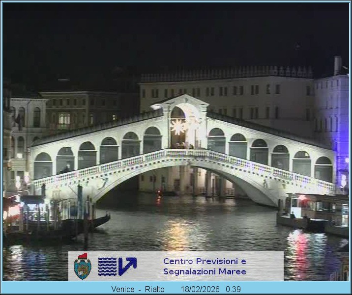 Archiv Foto Webcam Rialtobrücke Venedig