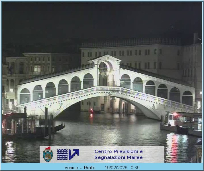 Archiv Foto Webcam Rialtobrücke Venedig