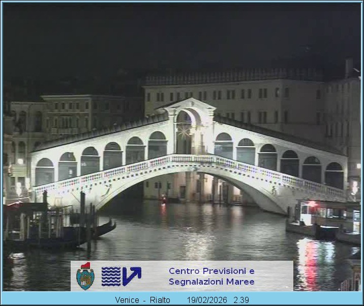 Archiv Foto Webcam Rialtobrücke Venedig