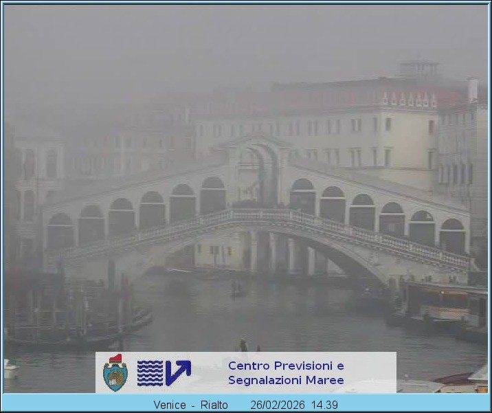Archived image Webcam Rialto Bridge in Venice