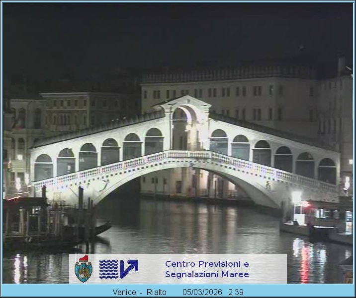 Archived image Webcam Rialto Bridge in Venice