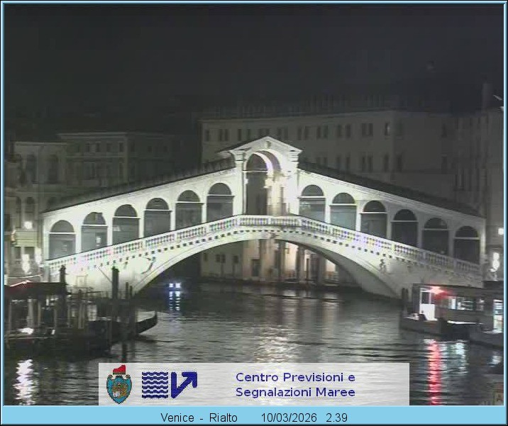 Archiv Foto Webcam Rialtobrücke Venedig