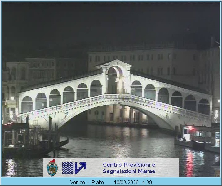 Archiv Foto Webcam Rialtobrücke Venedig