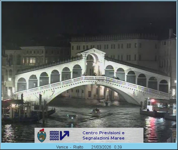 Archiv Foto Webcam Rialtobrücke Venedig