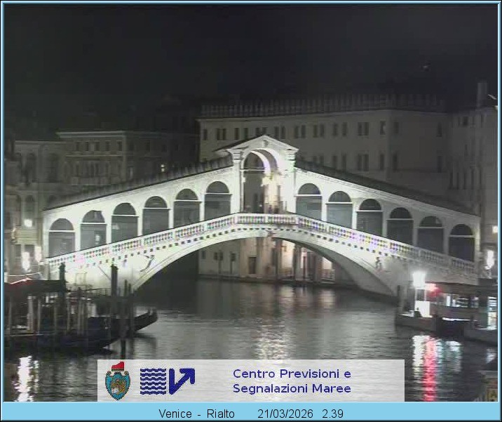 Archiv Foto Webcam Rialtobrücke Venedig