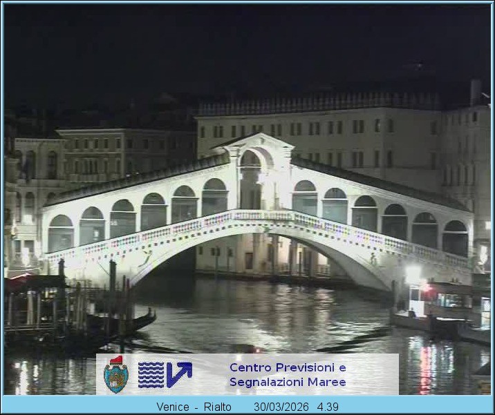Archiv Foto Webcam Rialtobrücke Venedig