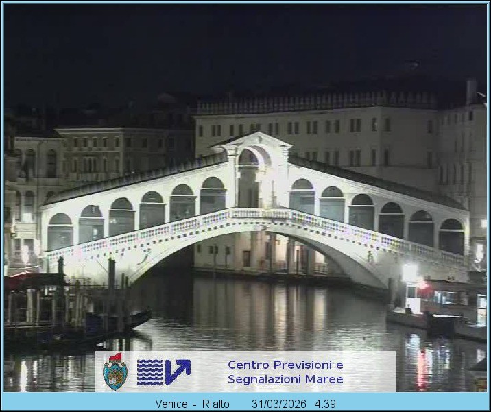 Archiv Foto Webcam Rialtobrücke Venedig