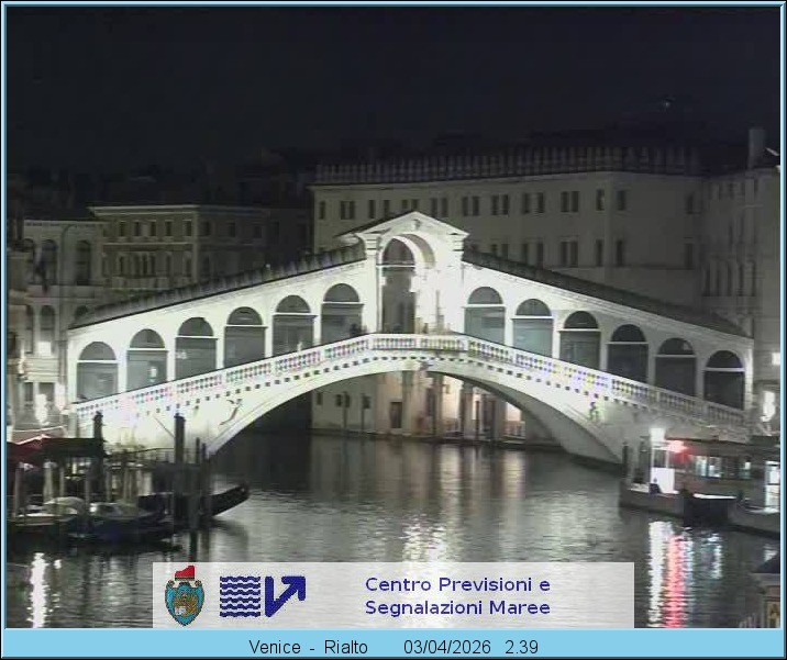 Archived image Webcam Rialto Bridge in Venice
