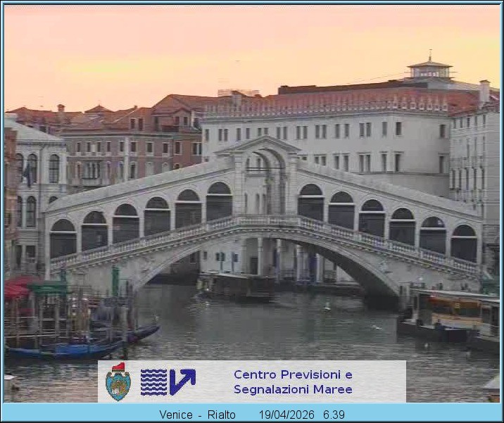 Archiv Foto Webcam Rialtobrücke Venedig