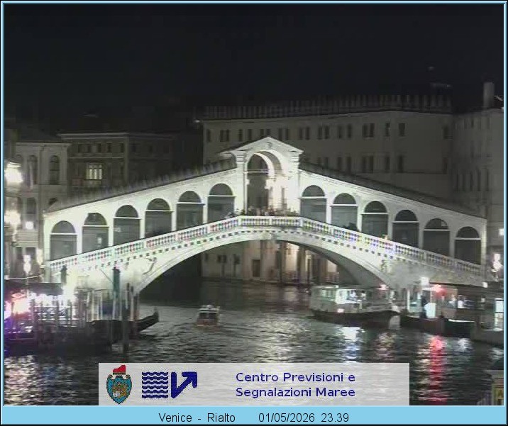 Archiv Foto Webcam Rialtobrücke Venedig