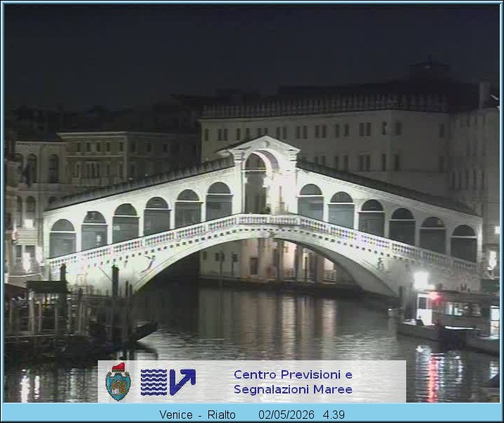 Archiv Foto Webcam Rialtobrücke Venedig