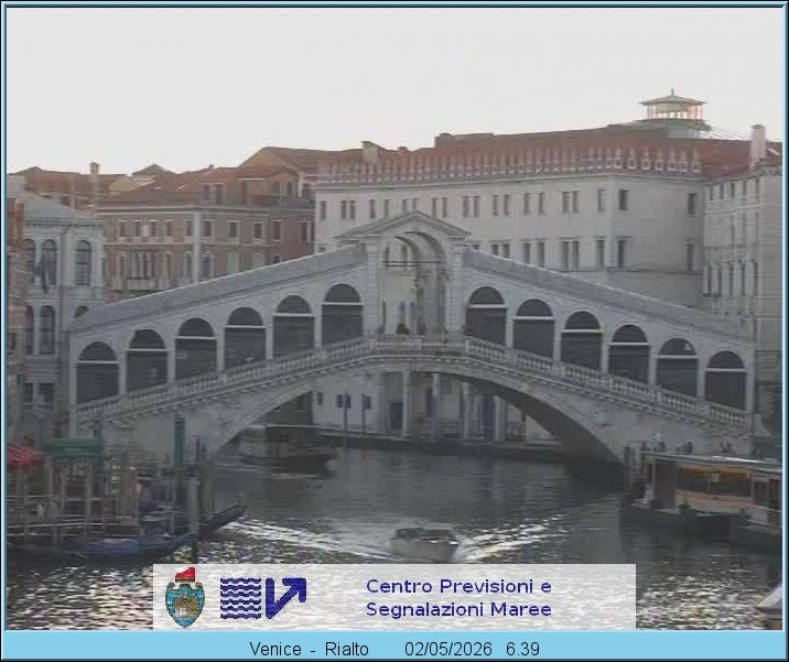 Archiv Foto Webcam Rialtobrücke Venedig