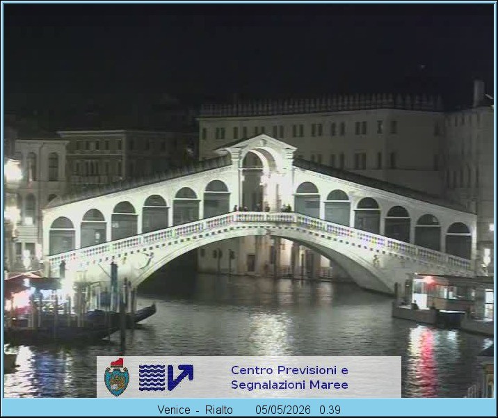 Archiv Foto Webcam Rialtobrücke Venedig
