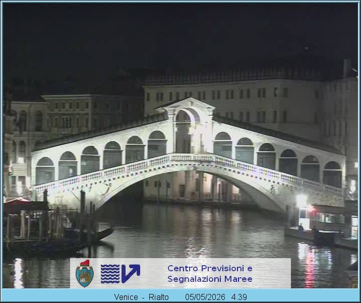 Archiv Foto Webcam Rialtobrücke Venedig