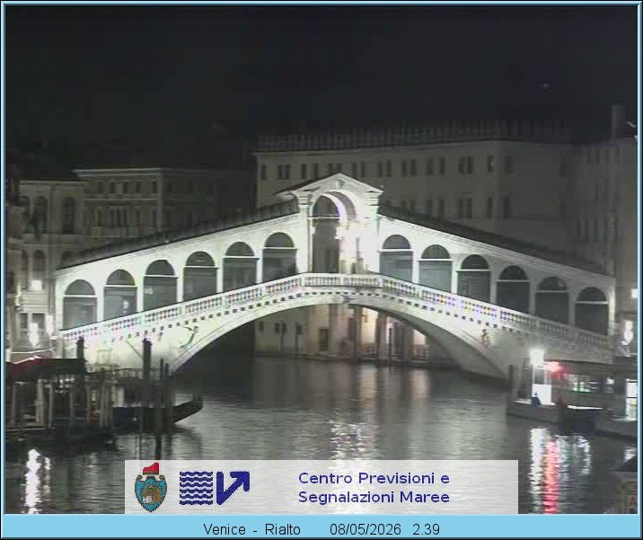 Archiv Foto Webcam Rialtobrücke Venedig