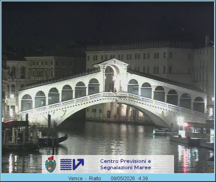Archiv Foto Webcam Rialtobrücke Venedig