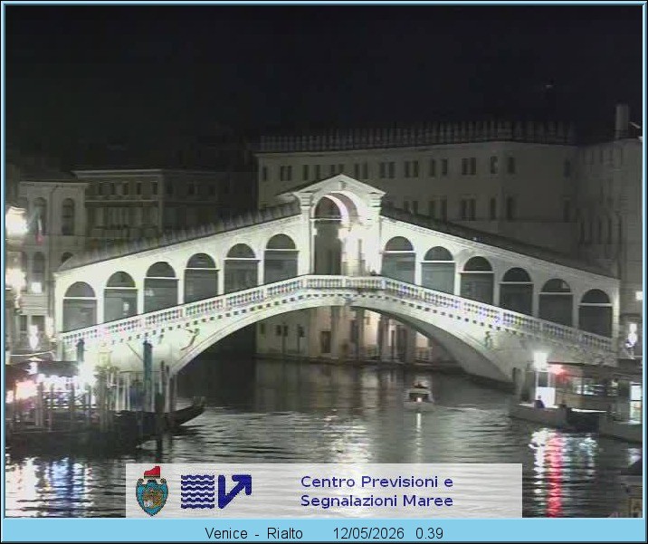 Archiv Foto Webcam Rialtobrücke Venedig
