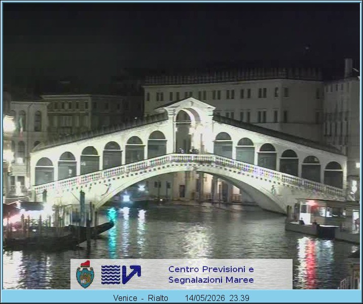 Archiv Foto Webcam Rialtobrücke Venedig