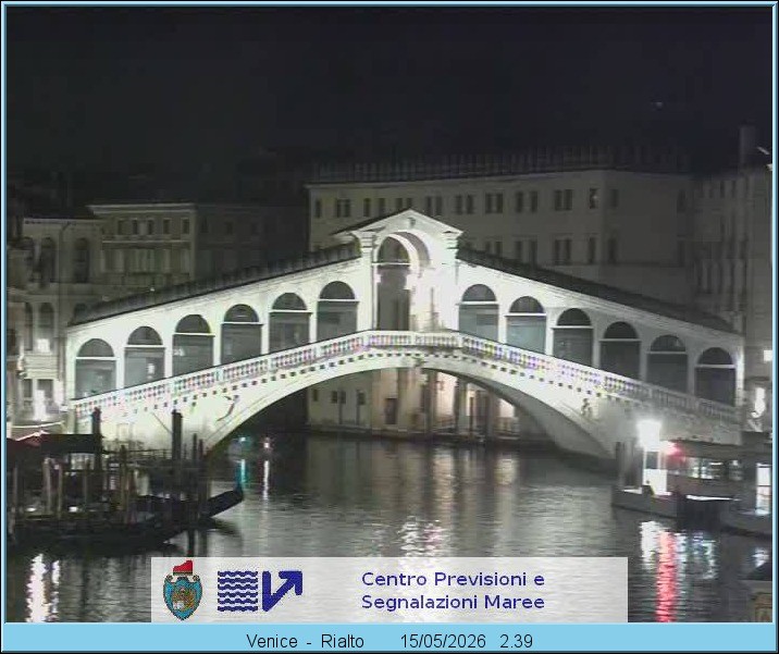 Archiv Foto Webcam Rialtobrücke Venedig