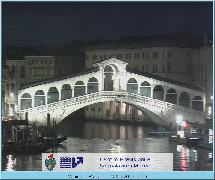 Archiv Foto Webcam Rialtobrücke Venedig