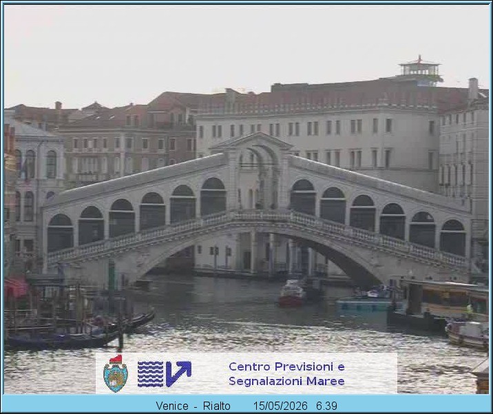 Archiv Foto Webcam Rialtobrücke Venedig