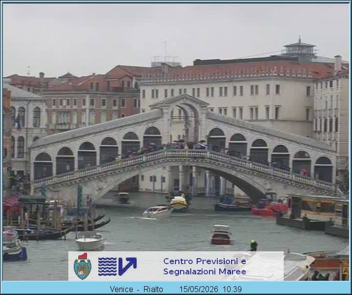 Archiv Foto Webcam Rialtobrücke Venedig