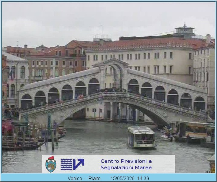 Archiv Foto Webcam Rialtobrücke Venedig