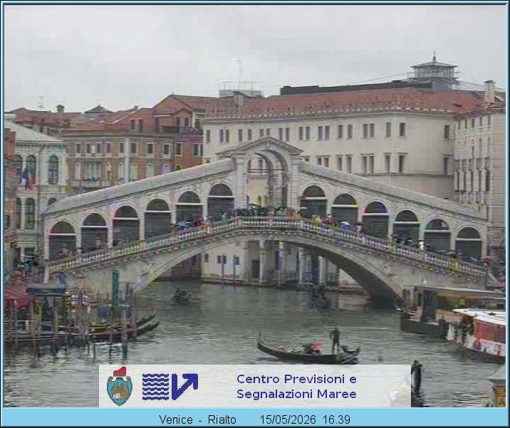 Archiv Foto Webcam Rialtobrücke Venedig