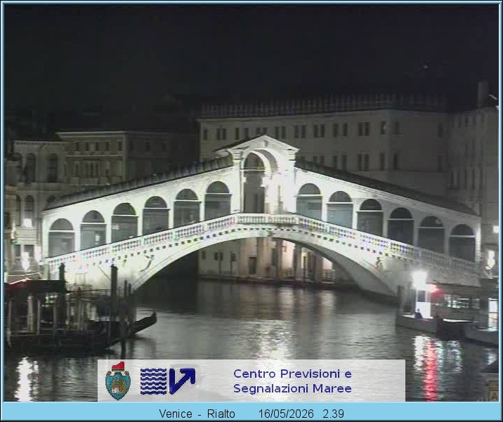 Archiv Foto Webcam Rialtobrücke Venedig