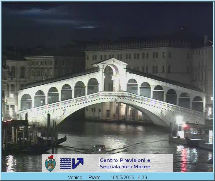 Archiv Foto Webcam Rialtobrücke Venedig