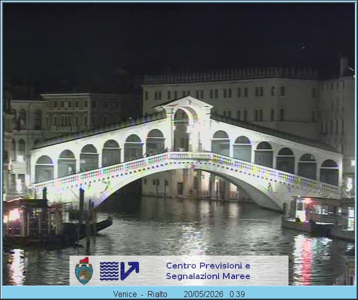 Archiv Foto Webcam Rialtobrücke Venedig
