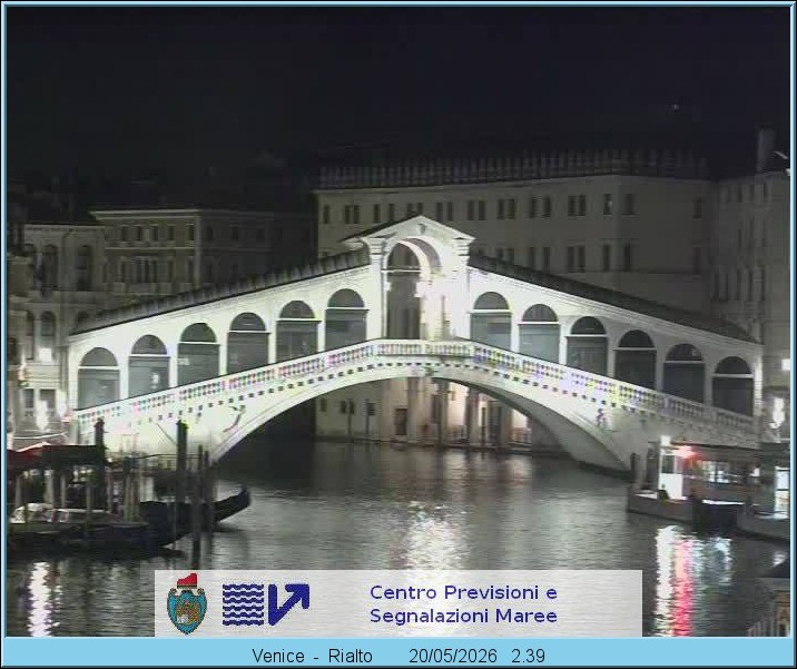 Archiv Foto Webcam Rialtobrücke Venedig