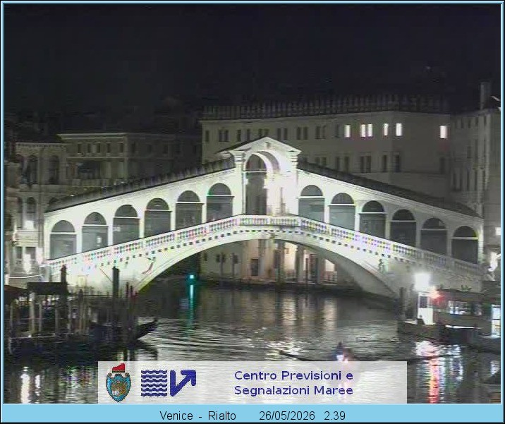 Archived image Webcam Rialto Bridge in Venice