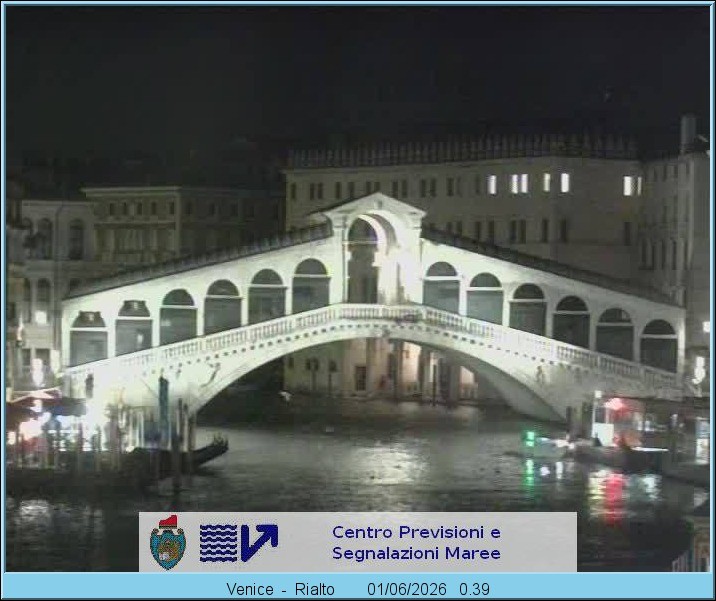 Archiv Foto Webcam Rialtobrücke Venedig