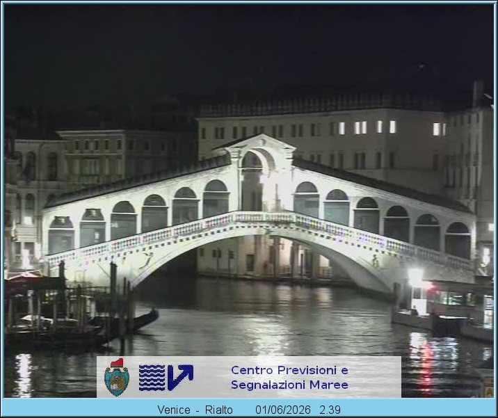 Archiv Foto Webcam Rialtobrücke Venedig