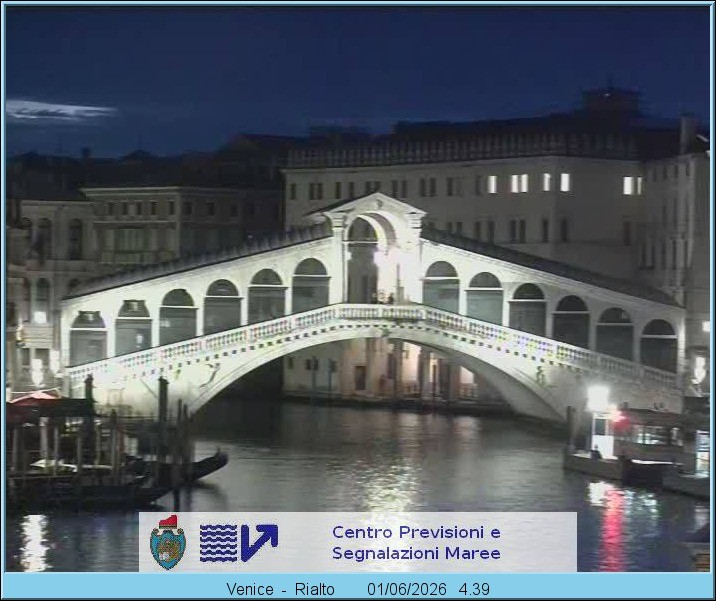 Archiv Foto Webcam Rialtobrücke Venedig