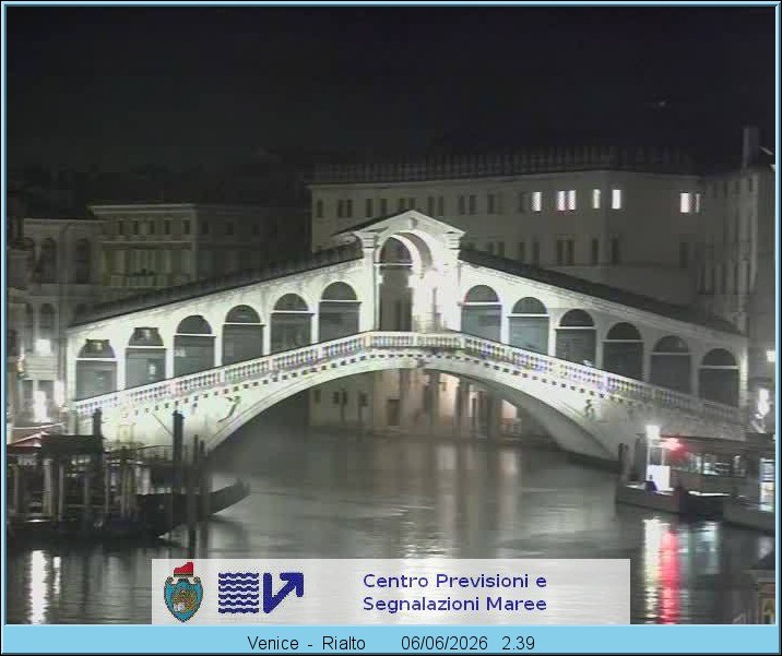 Archiv Foto Webcam Rialtobrücke Venedig