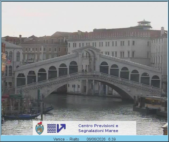 Archiv Foto Webcam Rialtobrücke Venedig